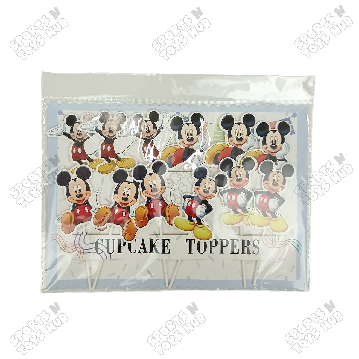 Cartoon Characters Mic-key M0use Family Cup Cake Topper - 12 Pcs