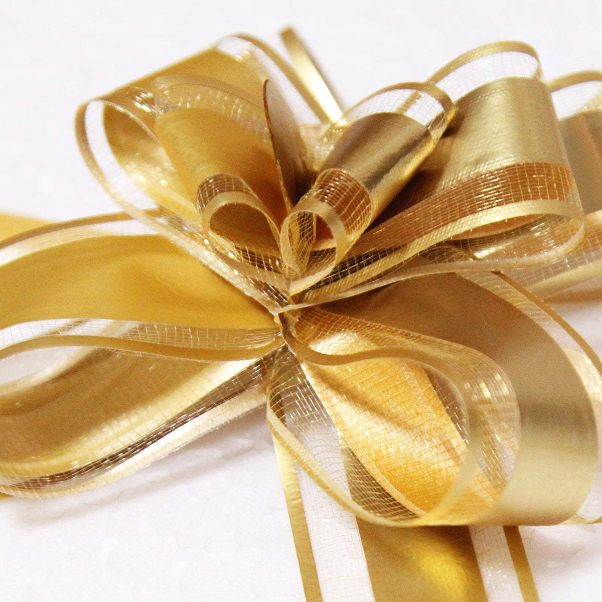 30 MM - Solid Net Pull Flower Ribbon Collection