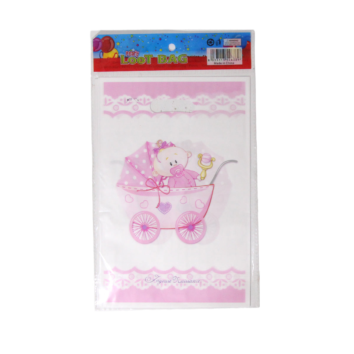 Baby Annoucement Baby Girl Goodies Gift Bag Collection - 10 Pcs