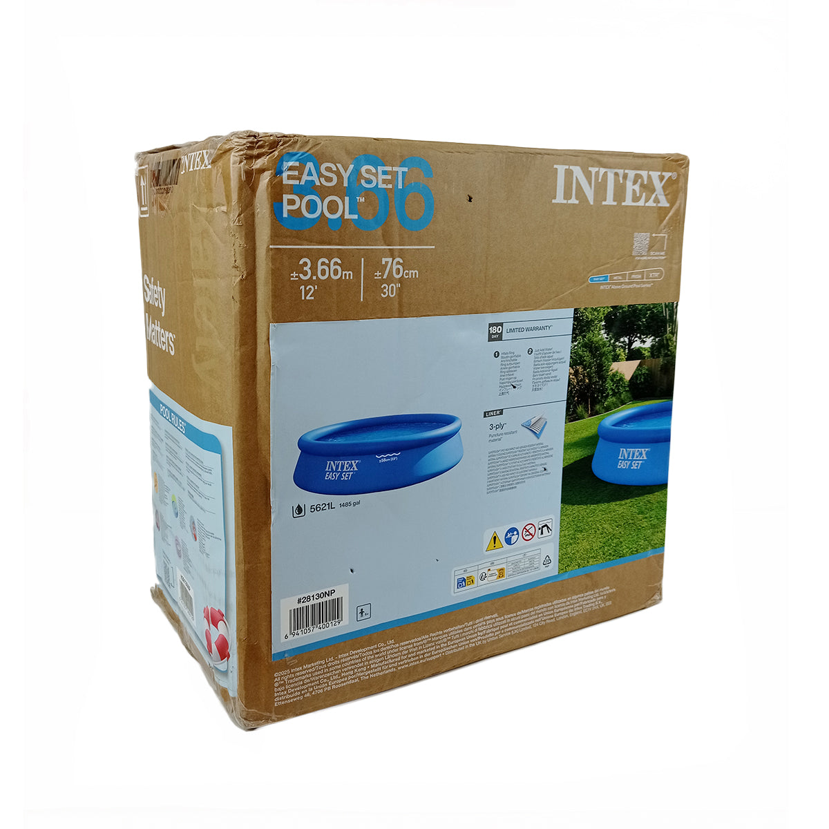 INTEX 12 Foot x 30 Inch Easy Set Swimming Pool - 28130
