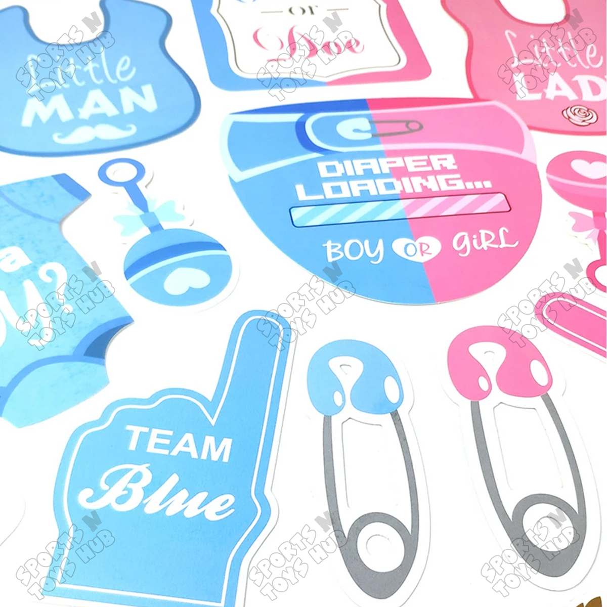 Its A Boy Photo Props - 13 Pcs
