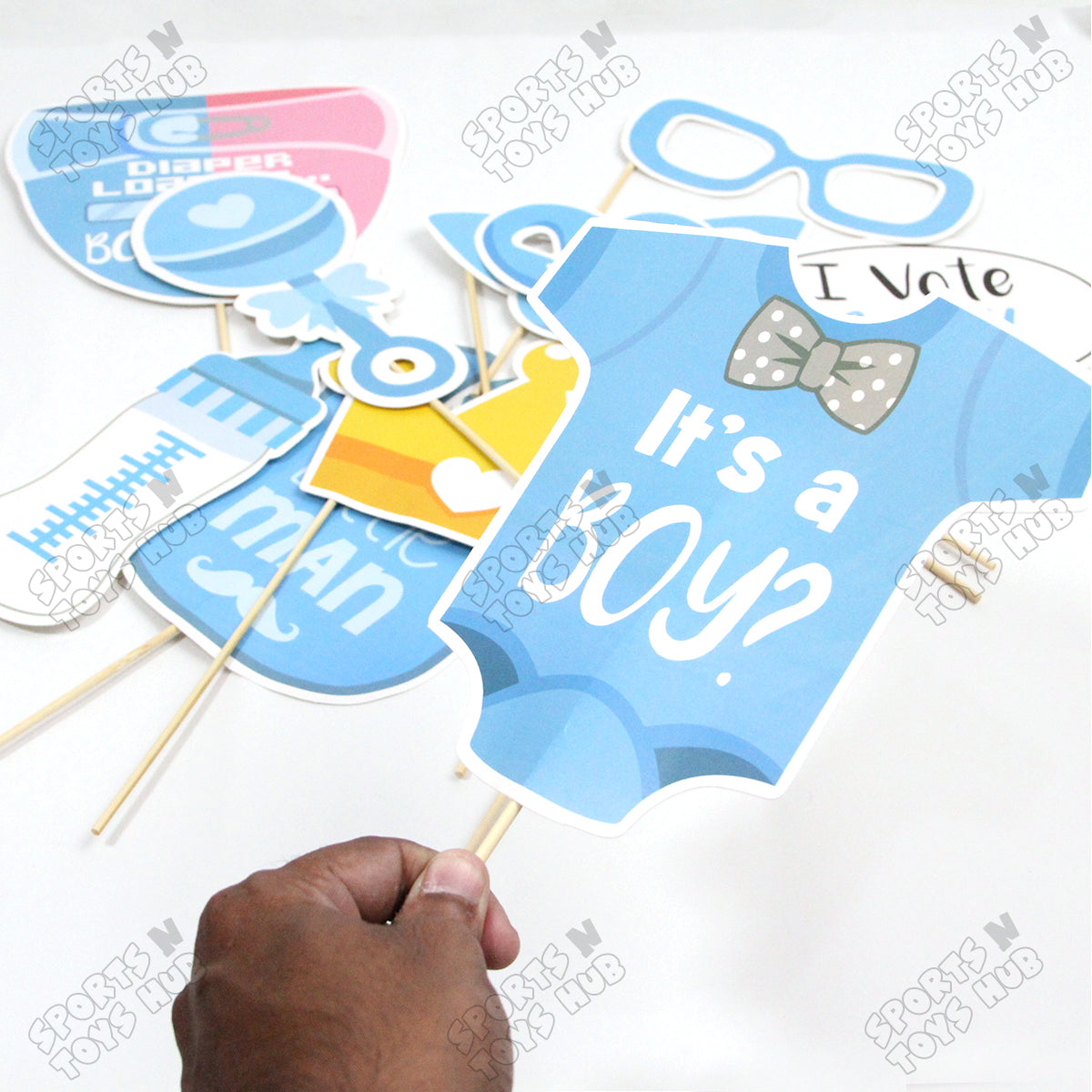 Its A Boy Photo Props - 13 Pcs