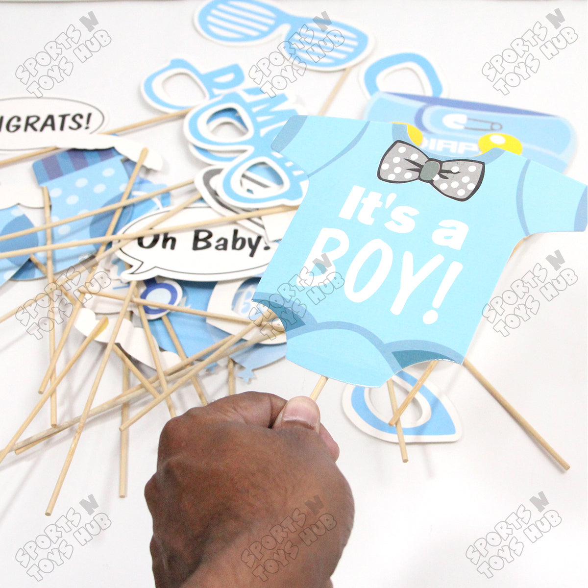 Its A Boy Photo Props - 25 Pcs