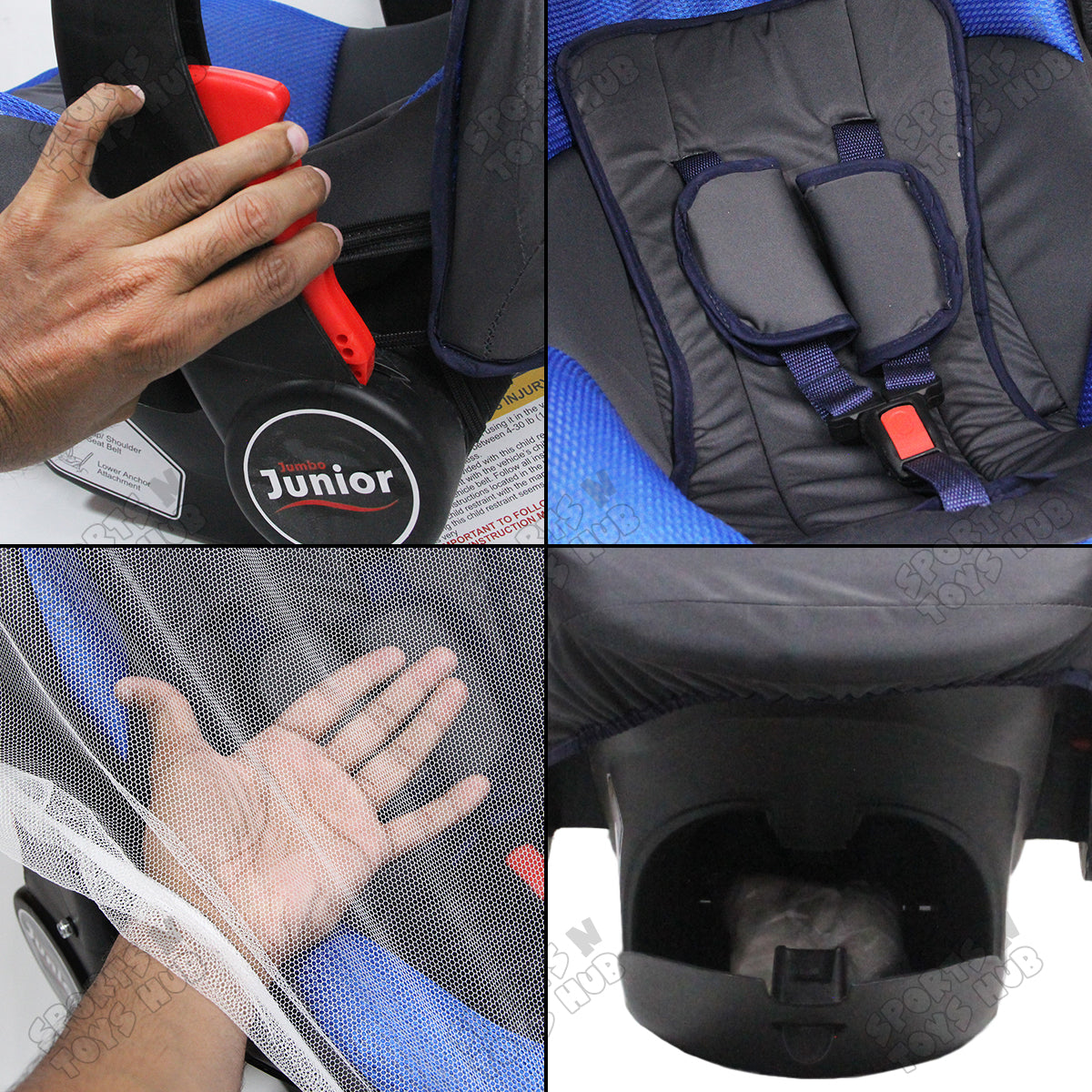 Jumbo Junior Baby Rocker Carry Cot For Kids
