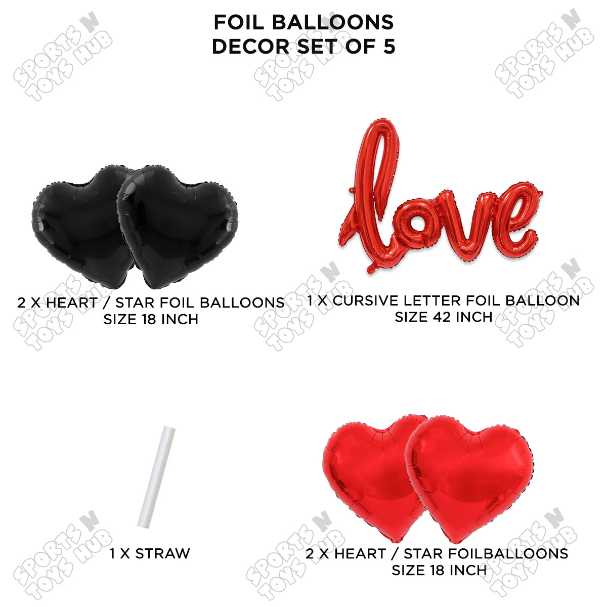 Jumbo Love Cursive Letter With Heart Set