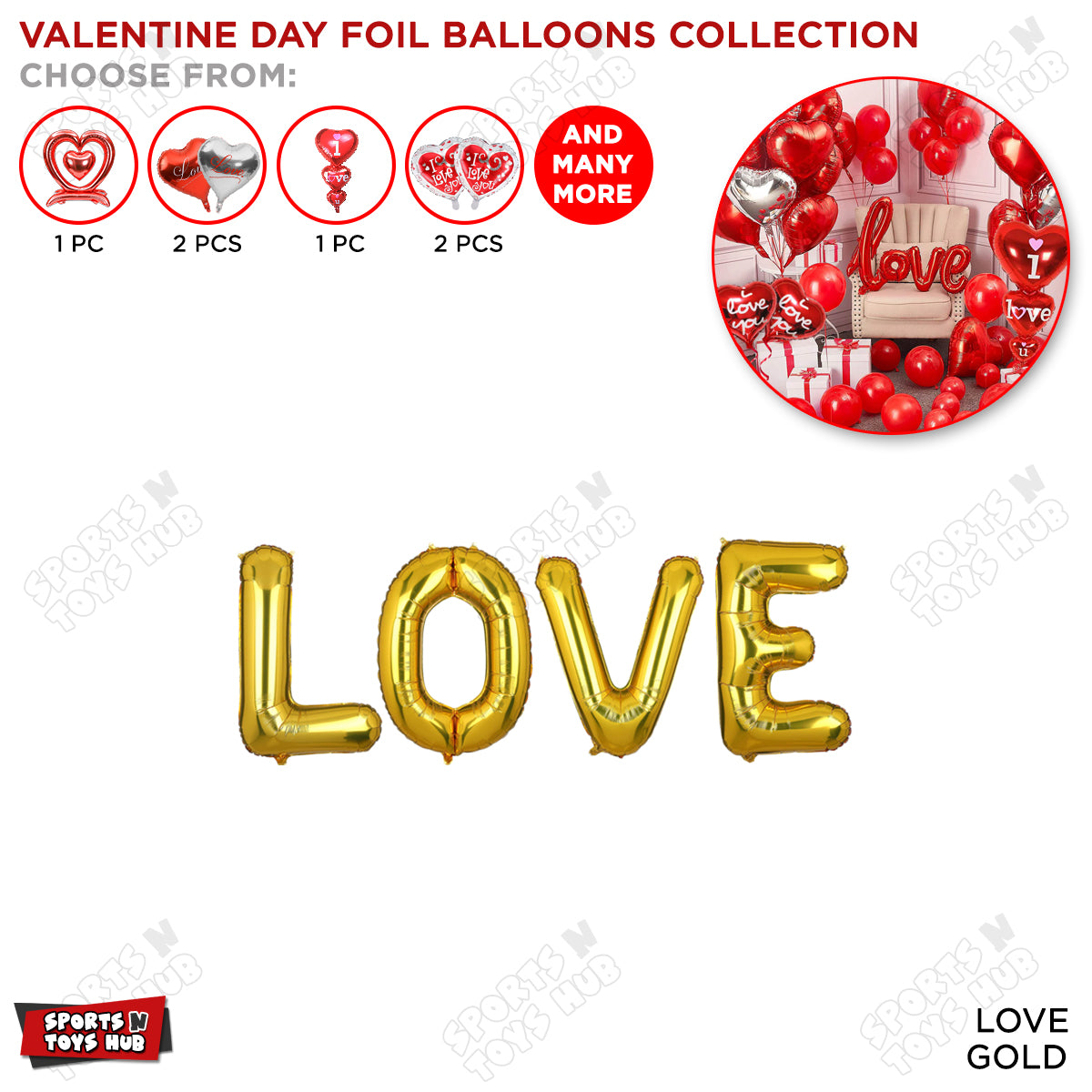 Love Foil Letter Collection