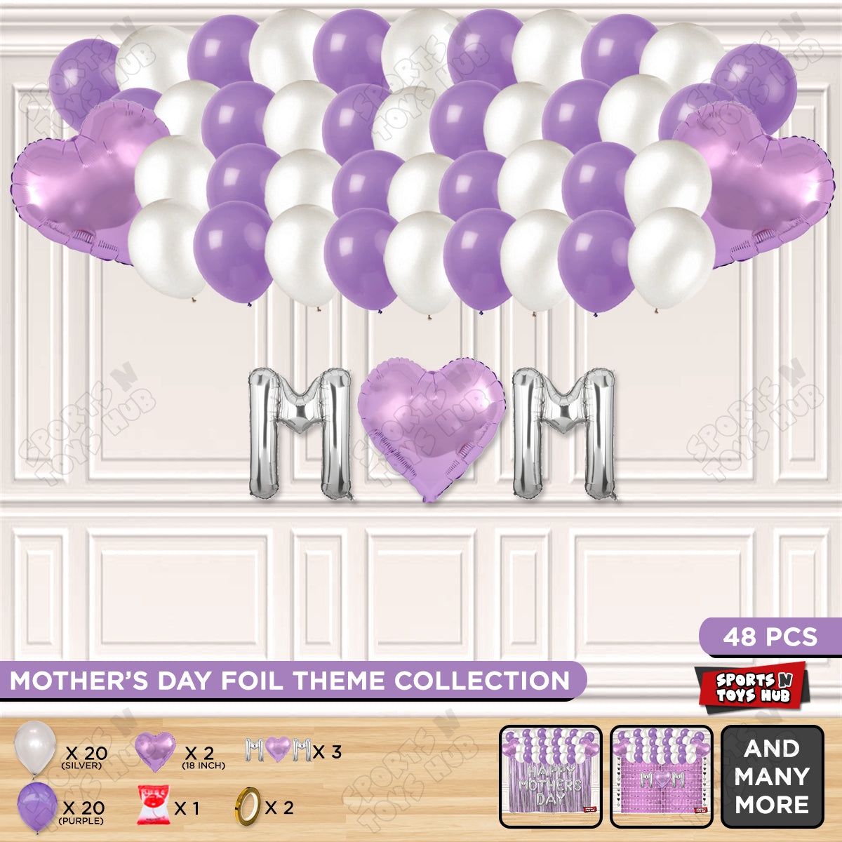 M♡m Foil Letter Garland Theme Collection