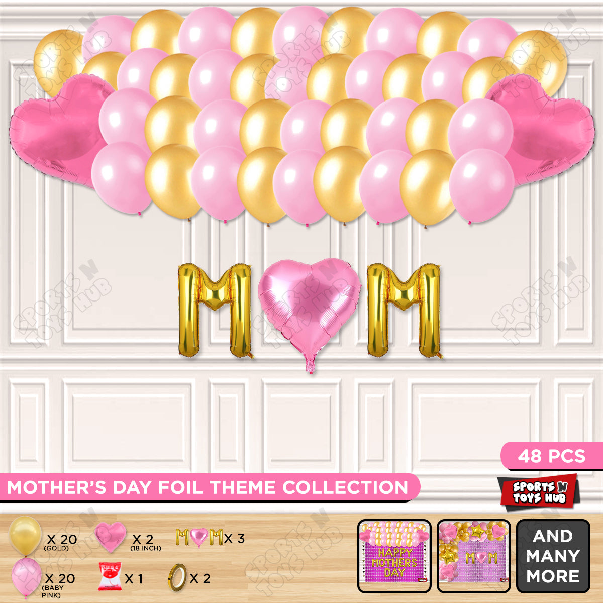 M♡m Foil Letter Garland Theme Collection
