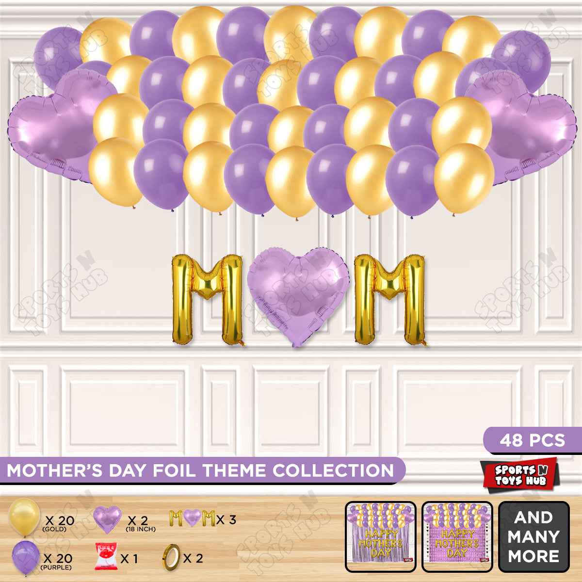 M♡m Foil Letter Garland Theme Collection