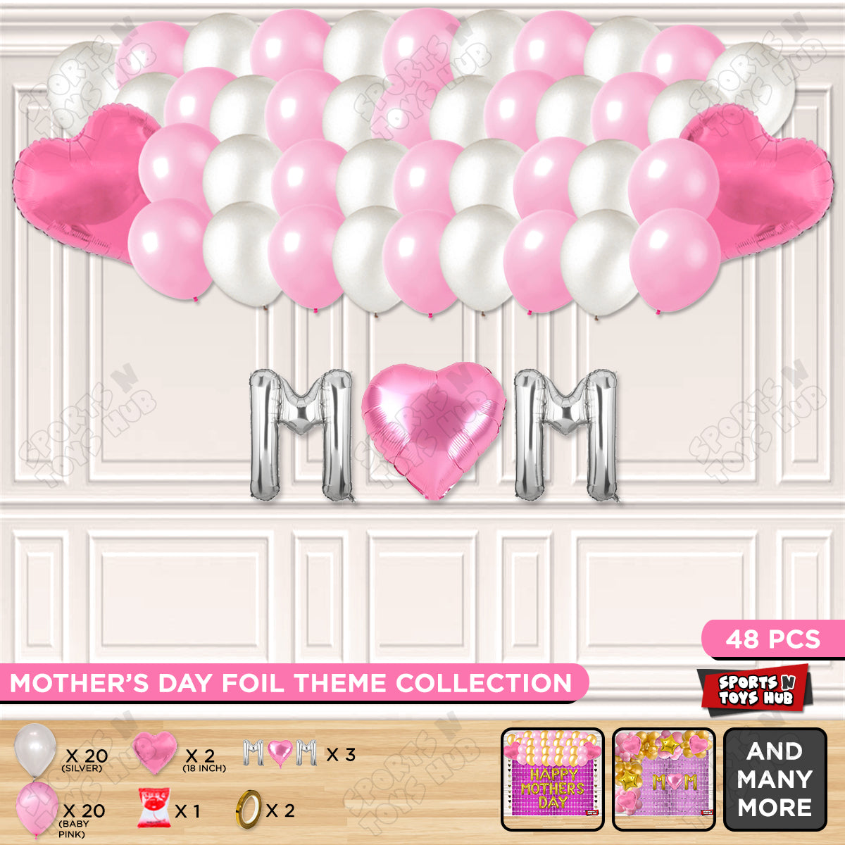 M♡m Foil Letter Garland Theme Collection