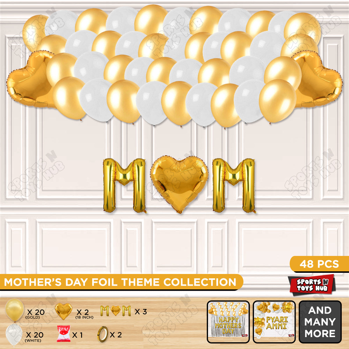 M♡m Foil Letter Garland Theme Collection