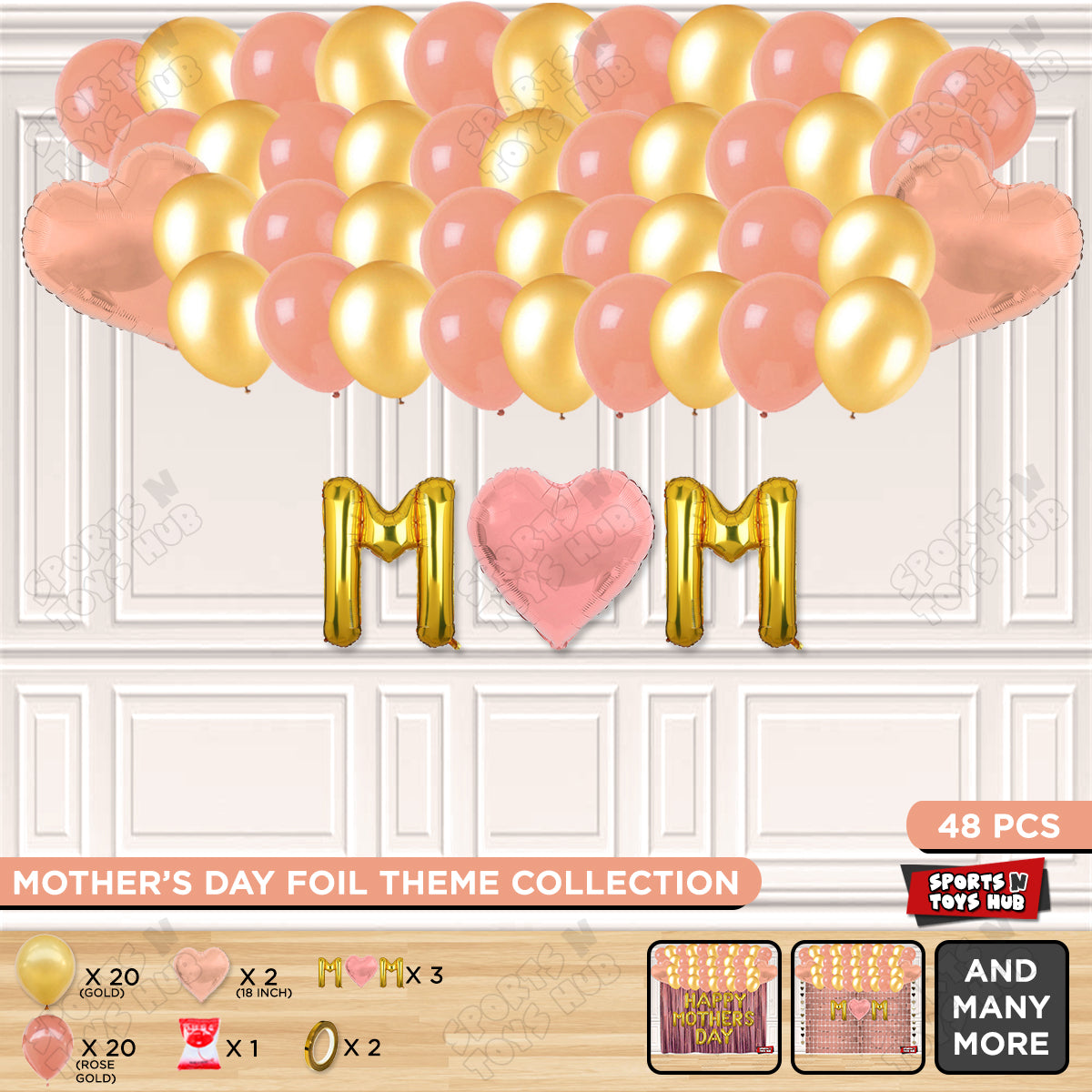 M♡m Foil Letter Garland Theme Collection