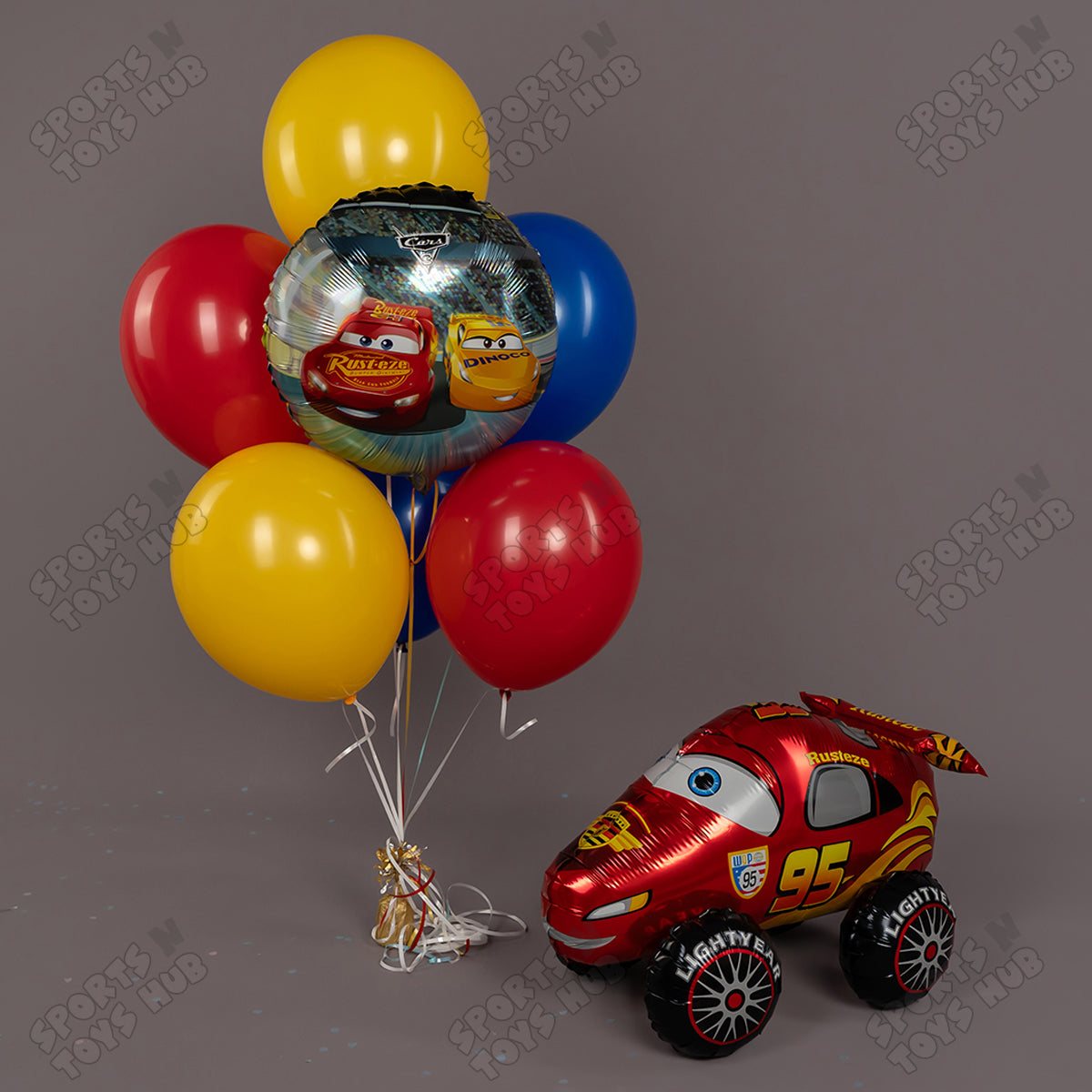4D Mc-Queen Foil Balloon - 54x35 CM
