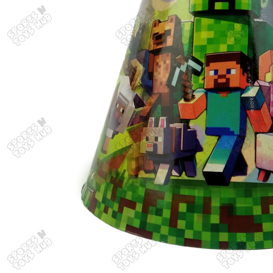 6 Pcs Happy Birthday Minecraft Printed Caps