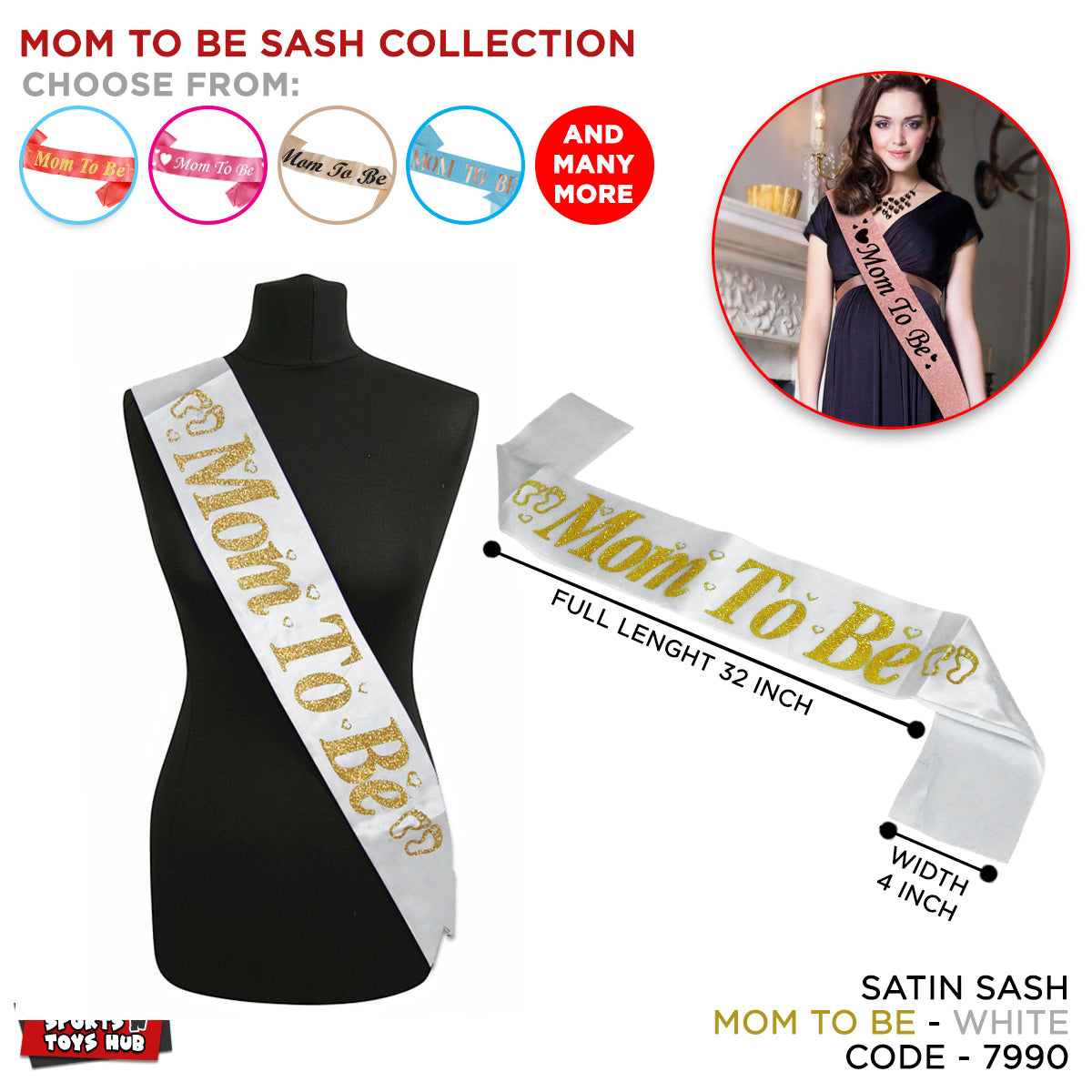 Mom To Be Sash Collection