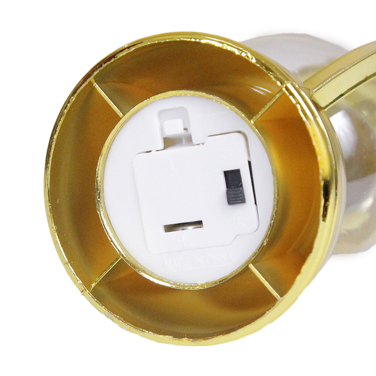 Crescent Moon Style Table Stand With Hanging Lantern