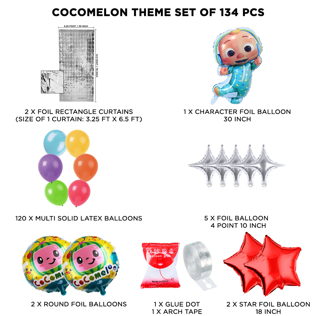 C0C0-Melon Foil Balloon Arch Theme