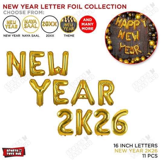 New Year Foil Letter Collection