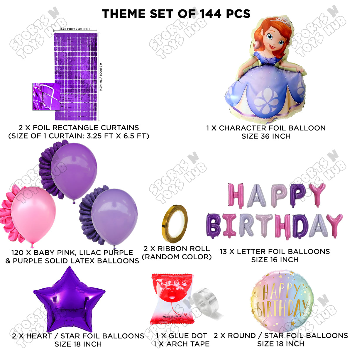 Sofi@ Foil Letter Arch Theme Collection