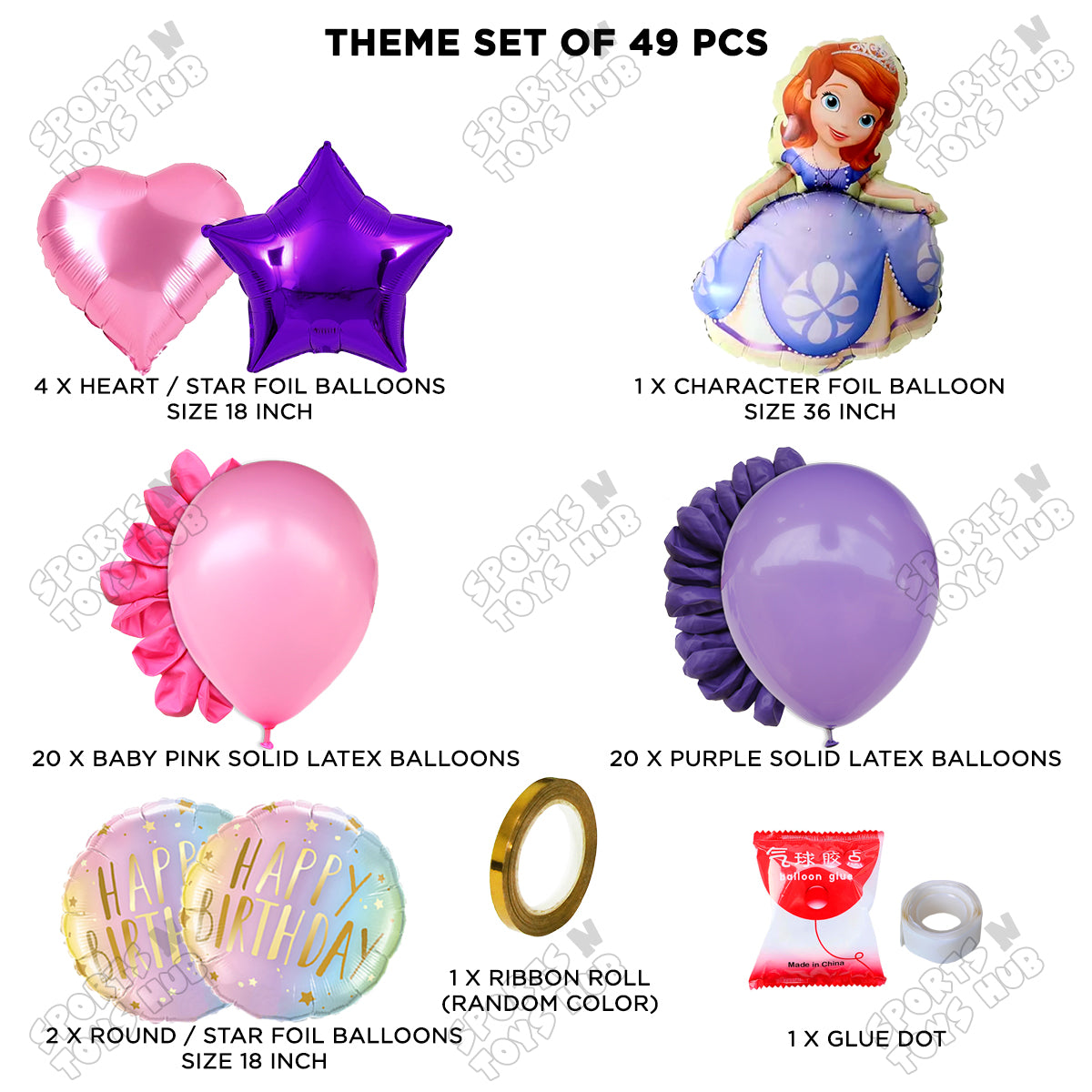 Sofi@ Foil Balloon Theme Collection