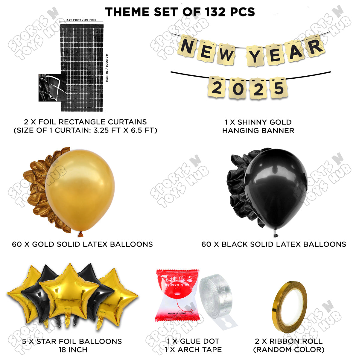 New Year 2025 Card Banner Theme Collection