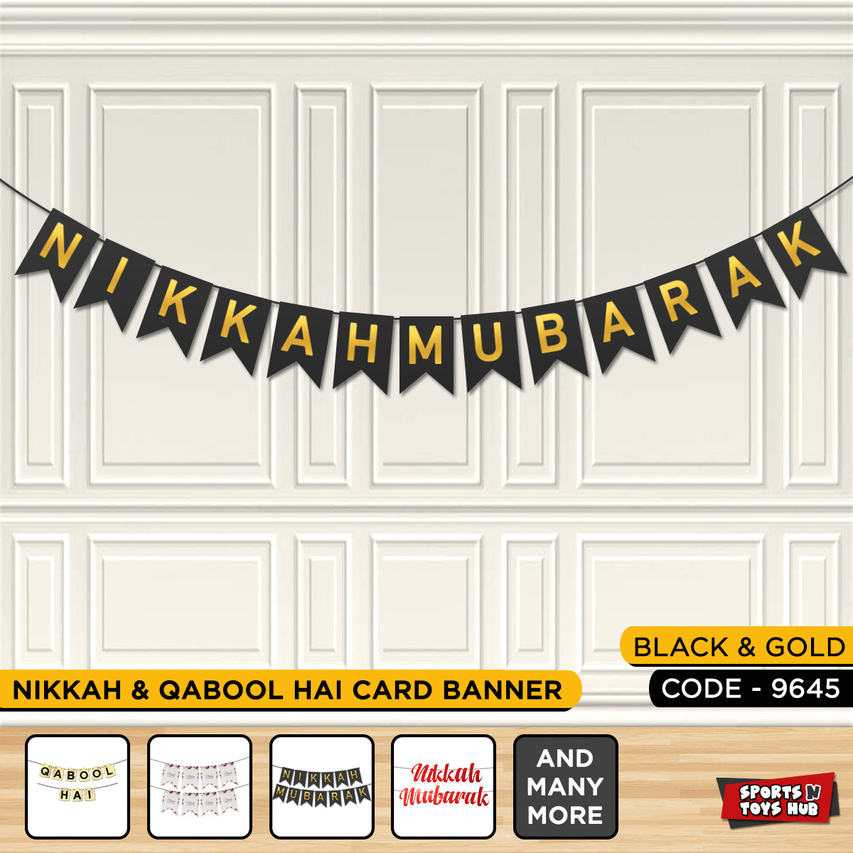 Nikkah Mubarak Card Banner Collection