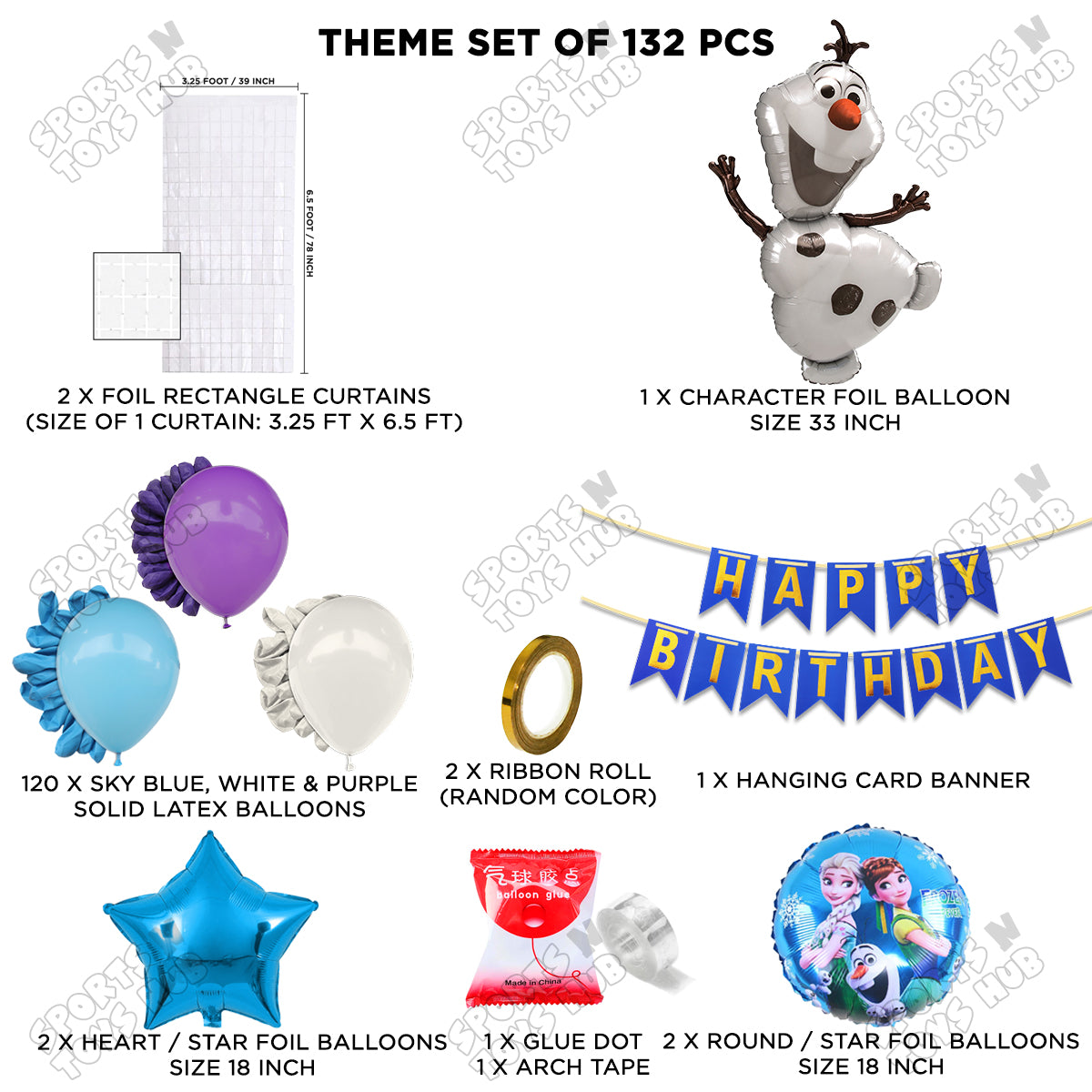 FrOzen Olaf Card Banner Arch Theme Collection
