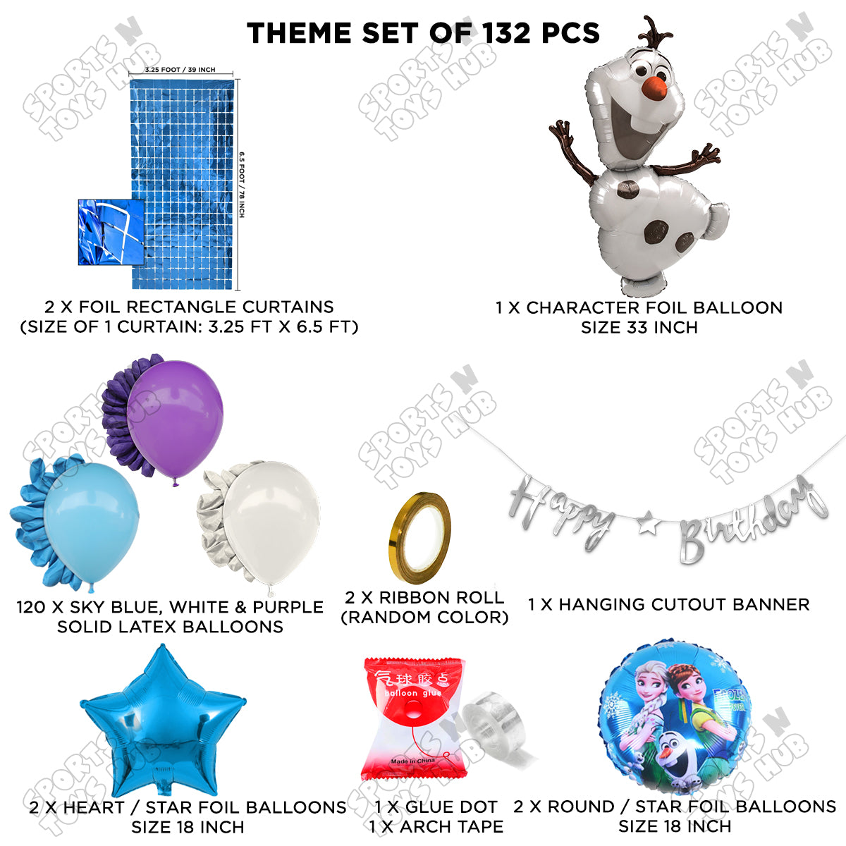 FrOzen Olaf Cursive Banner Arch Theme Collection