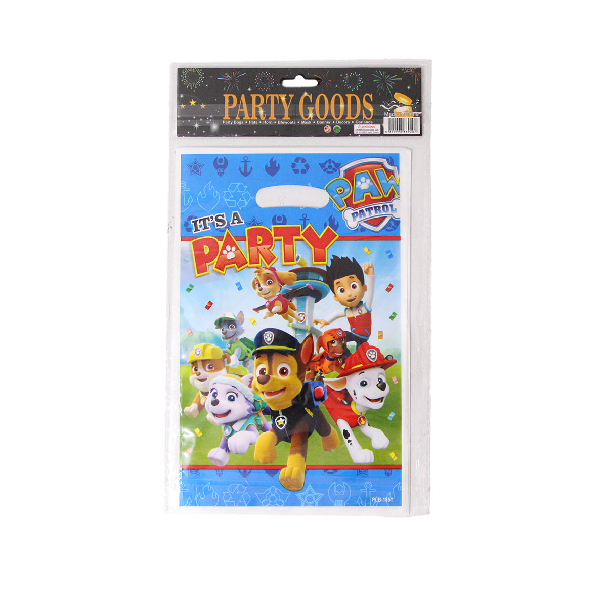P@w Patrol Goodies Gift Bags - 10 Pcs