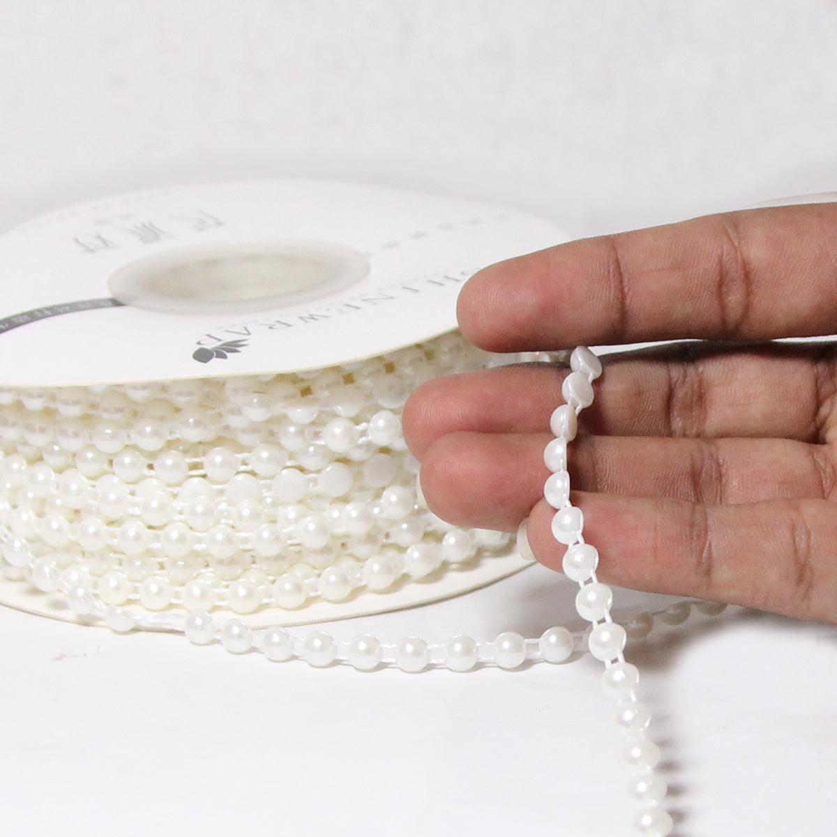 Half Pearl Wire Beads String Collection