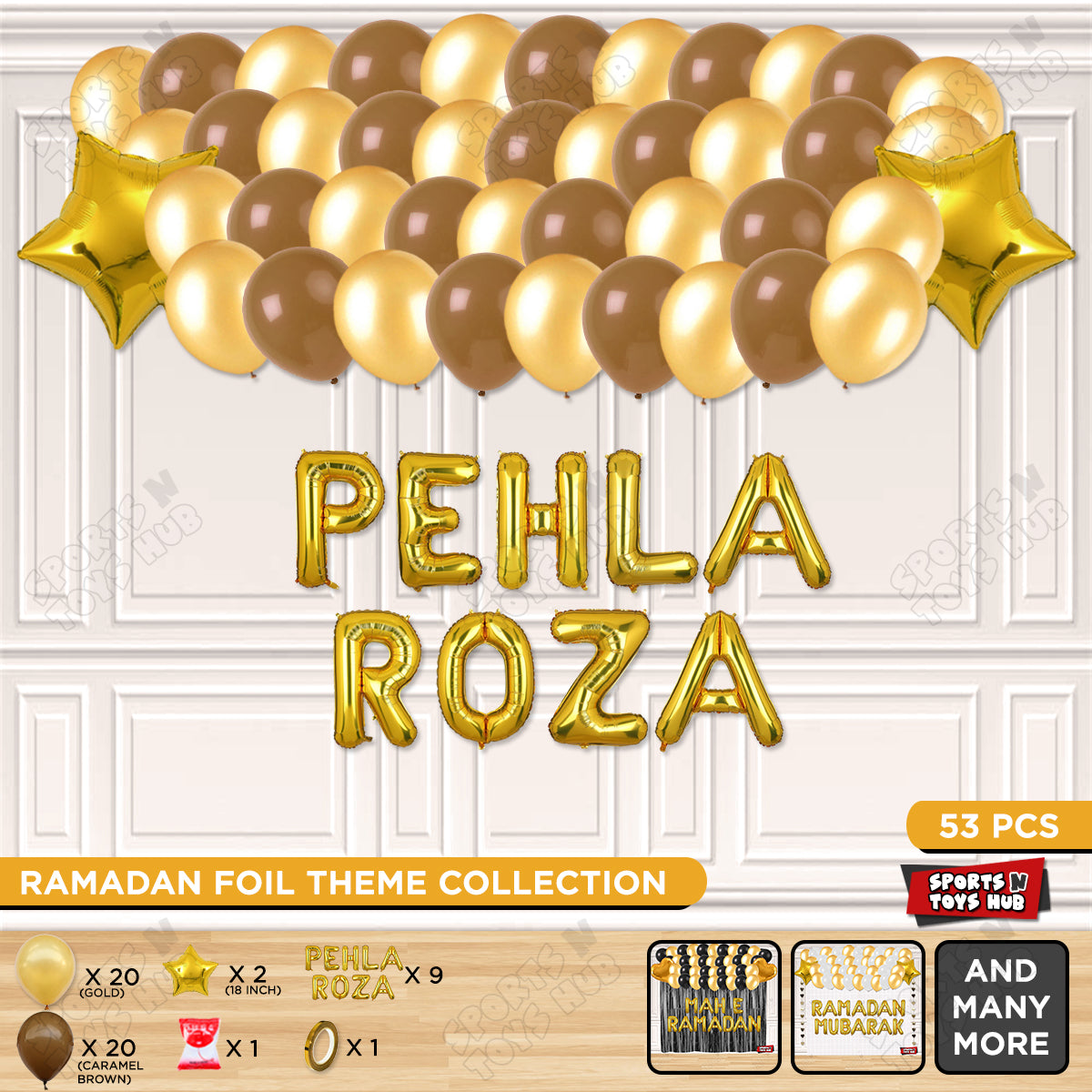 Pehla Roza Foil Balloon Garland Theme Collection