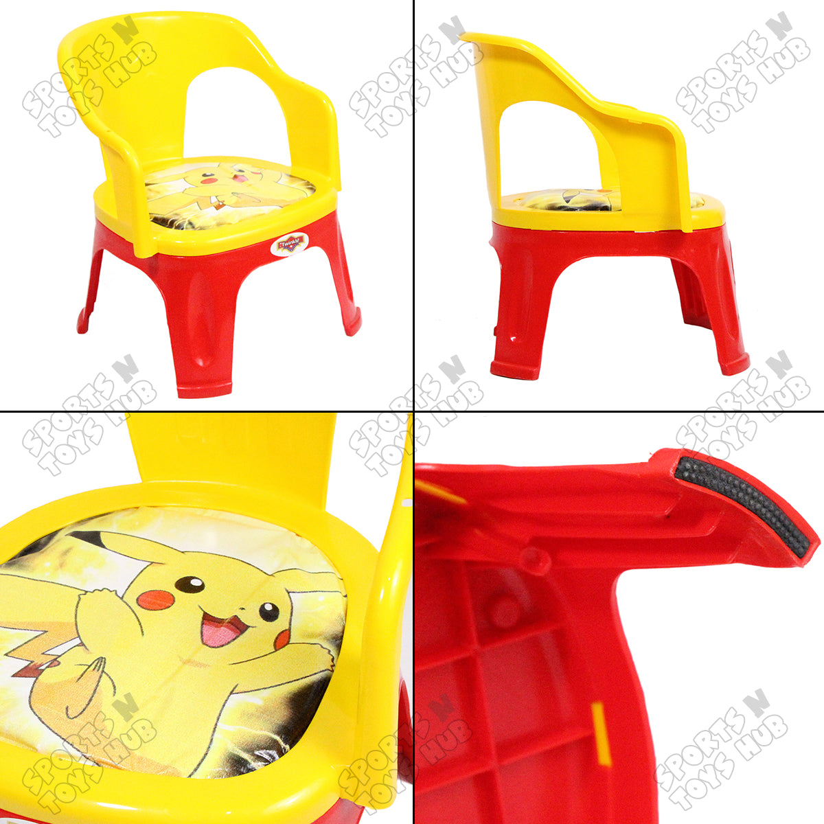 Pikachu Cartoon Printed Infant Dinning Chair