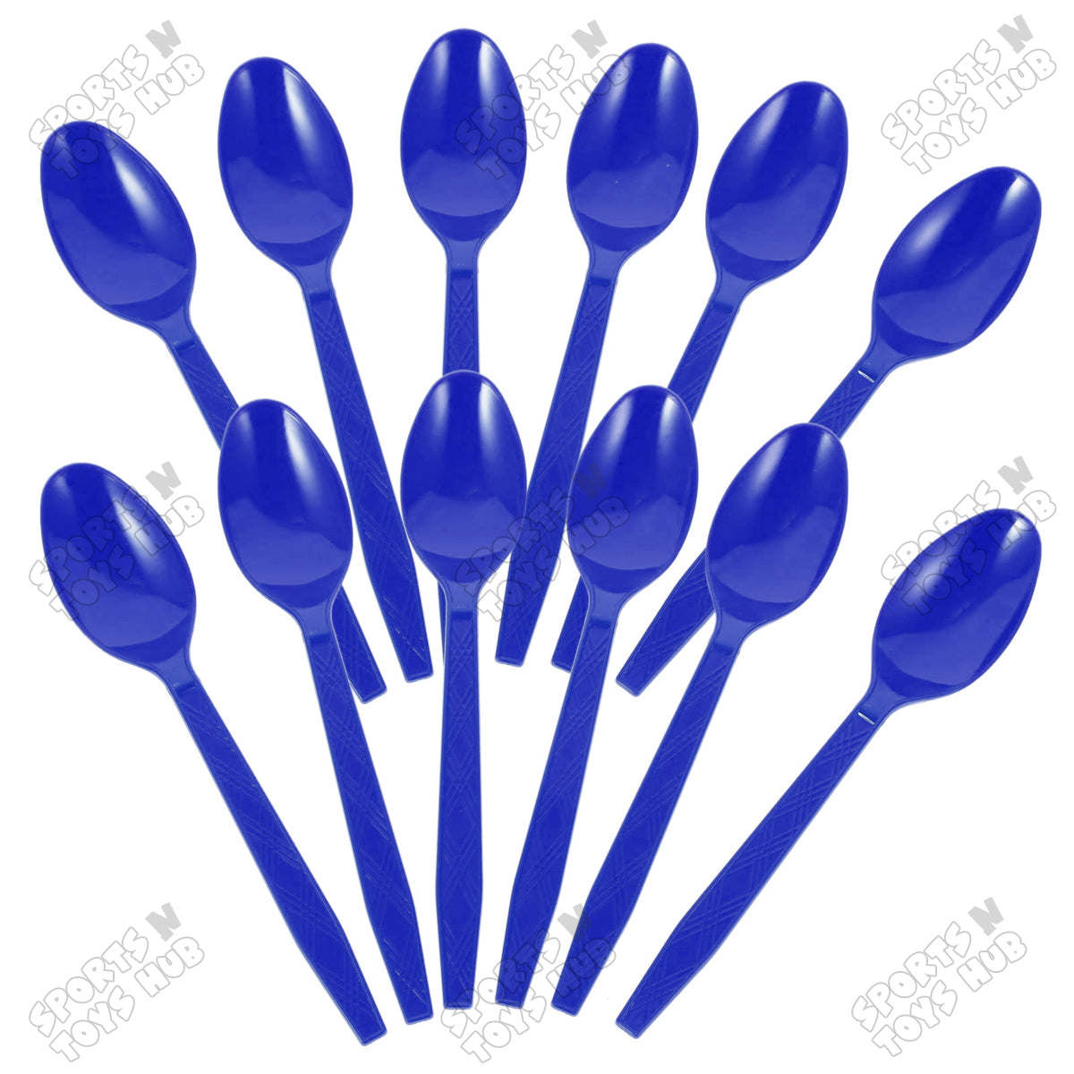 Disposable Solid Color Pure Plastic Spoons - Pack Of 20