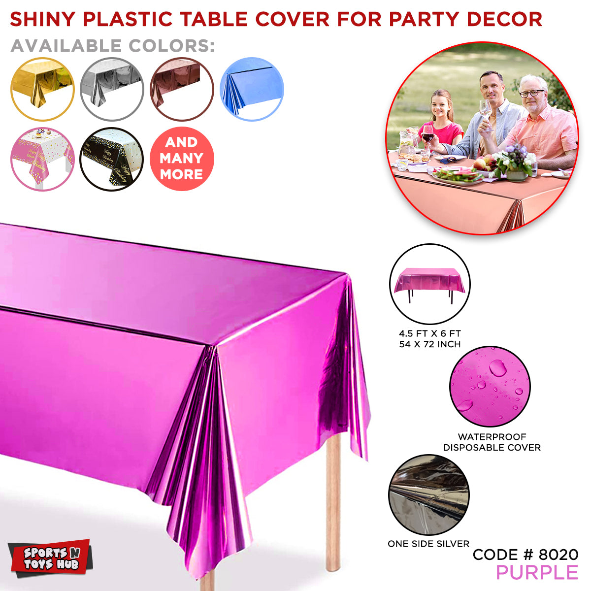 Shinny Table Cover Collection