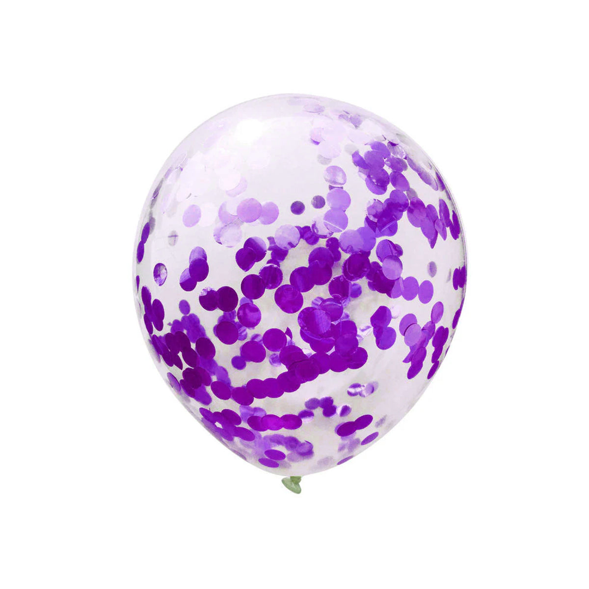 Confetti Transparent Balloons - Pack Of 10