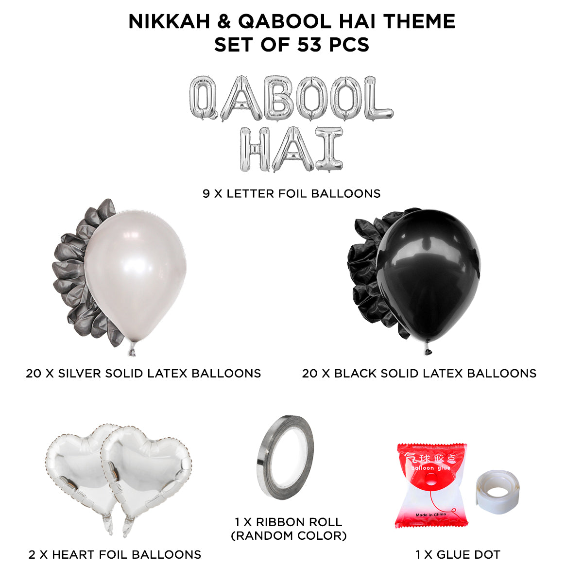 Qabool Hai Letter Theme Without Curtain