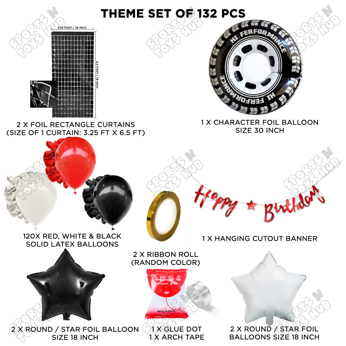 Racing Wheel Arch Banner Theme Collection