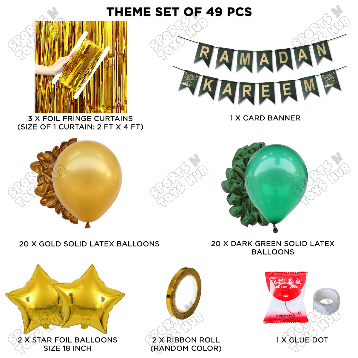 Ramadan Kareem Card Banner Theme Collection - Green