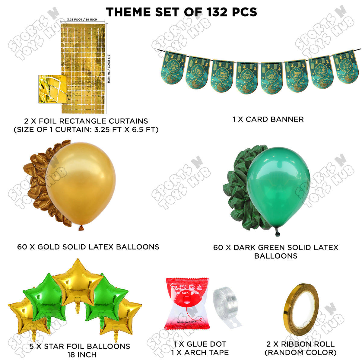 Ramadan Kareem Card Banner Theme Collection - Green