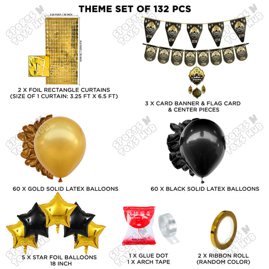 Ramadan Kareem Black Midnight Noor Card Banner Arch Theme