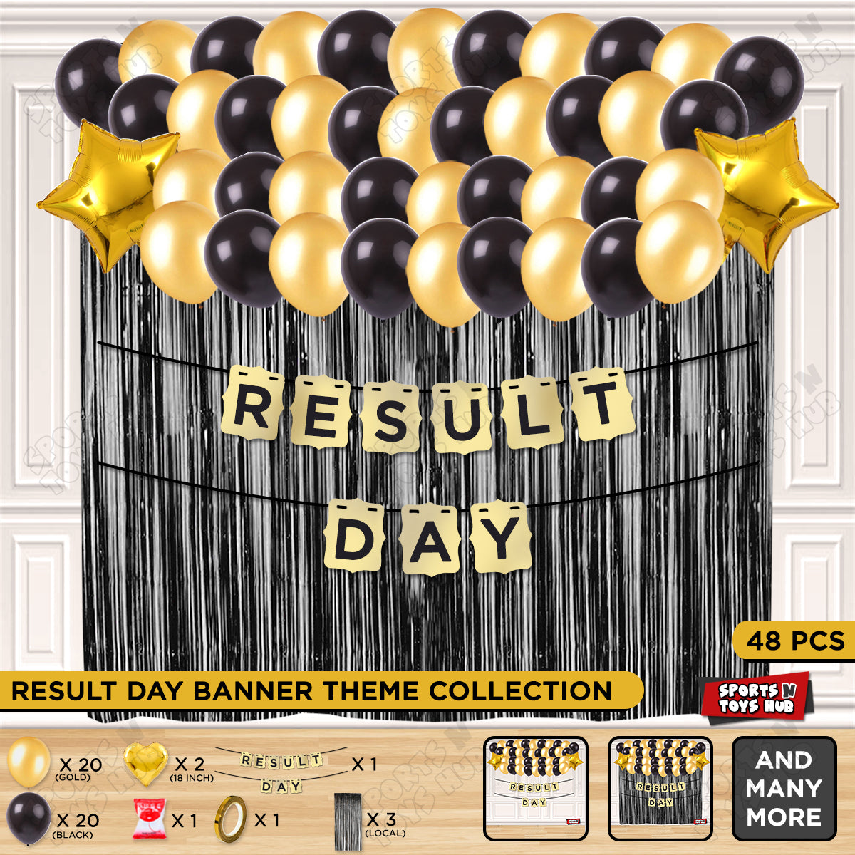 Result Day Shinny Card Banner Theme