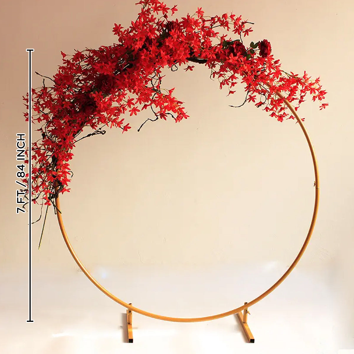 Jumbo Metal Round Ring Stand Kit - 7 x 7 FOOT