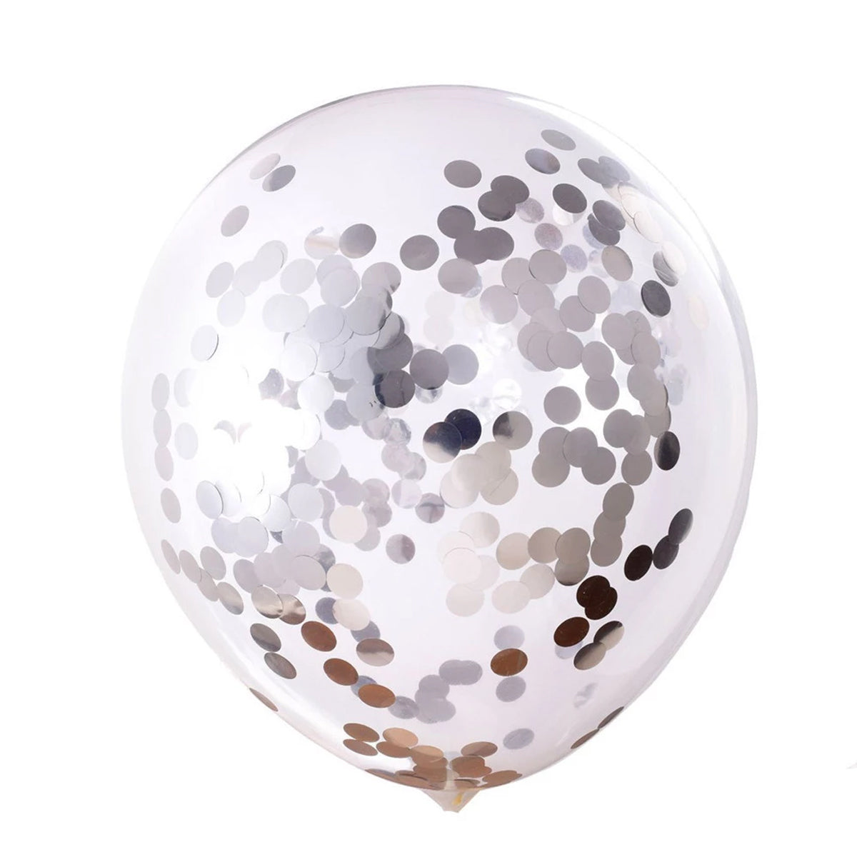 Confetti Transparent Balloons - Pack Of 10