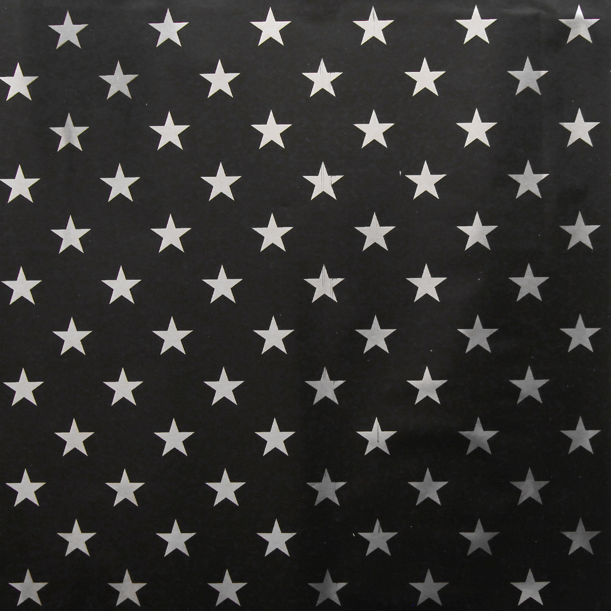 Silver Star Style Gift Wrapping Paper Sheets