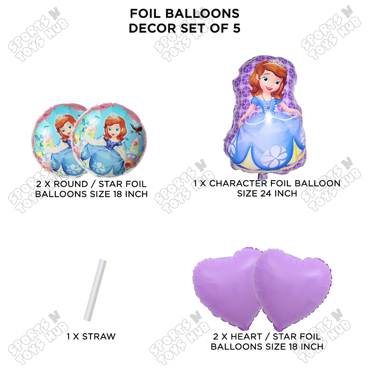 Sofi@ Foil Balloon Set Collection