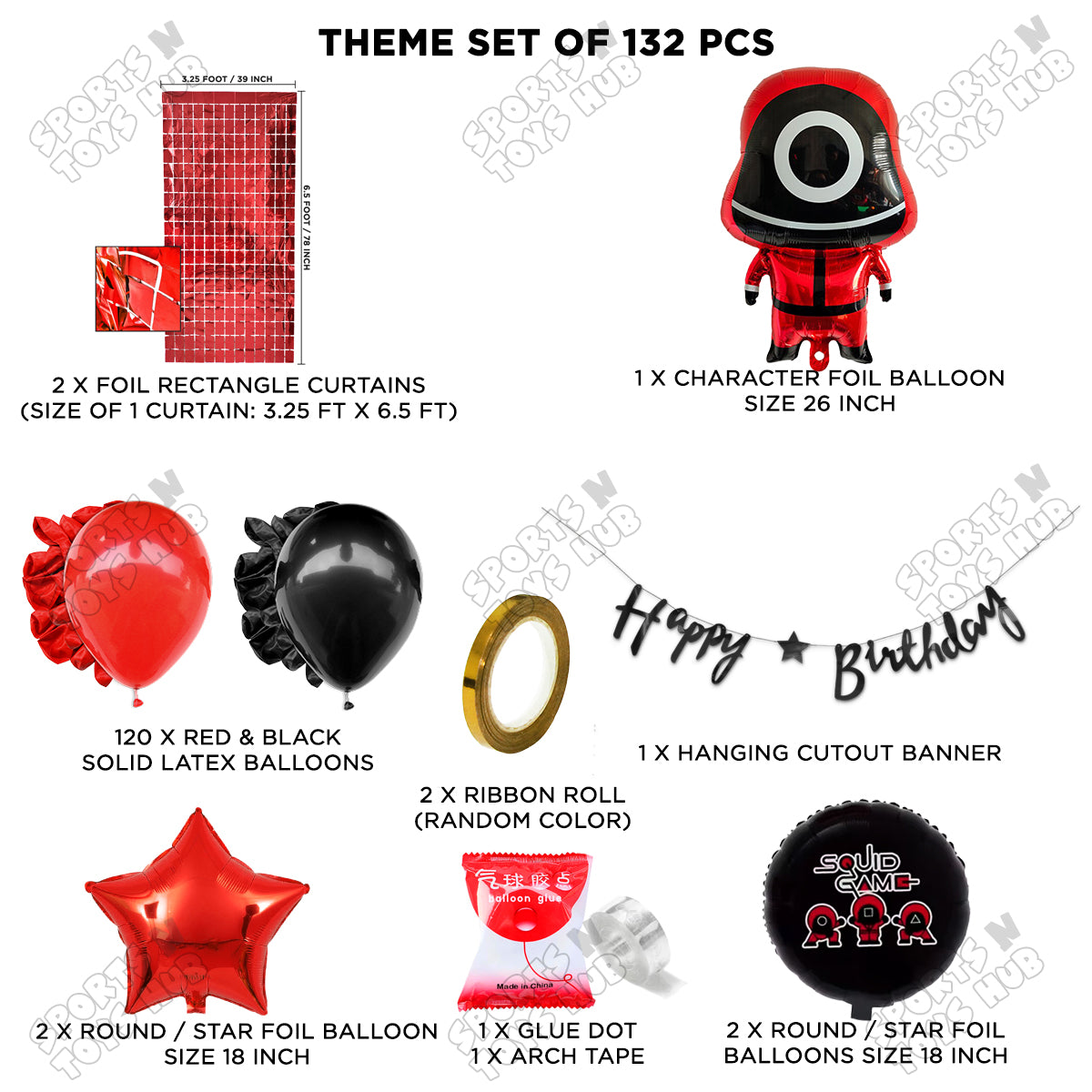 Squid Game Arch Banner Theme Collection