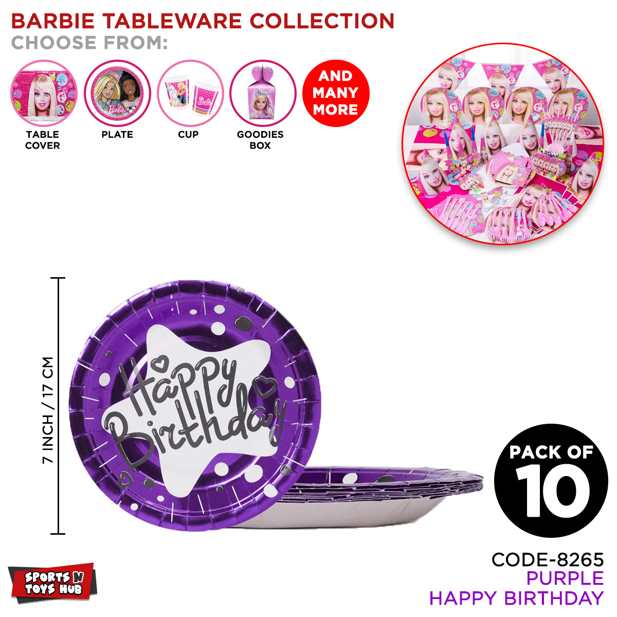 Bar_bie Cups & Plates Collection