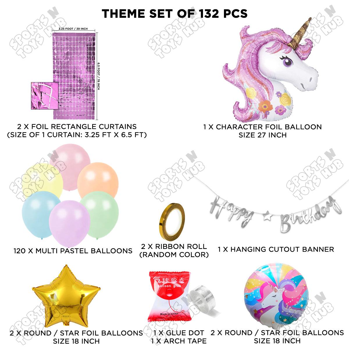 Unicorn Cursive Banner Arch Theme Collection