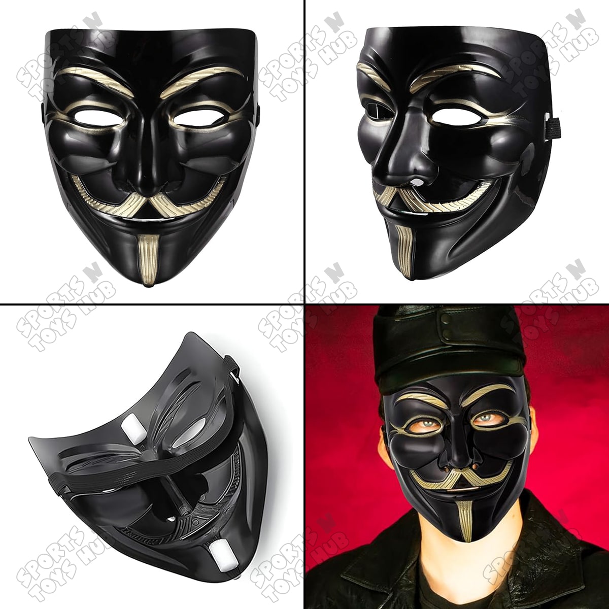 Vendetta Plastic Coseplay Mask