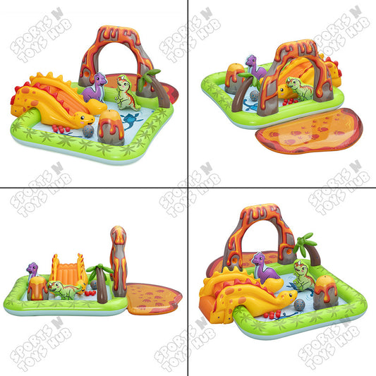 Bestway Volcano Springs Kids Inflatable Water Play Center and Pool 8 FT x 6 FT x 40 IN - 53172